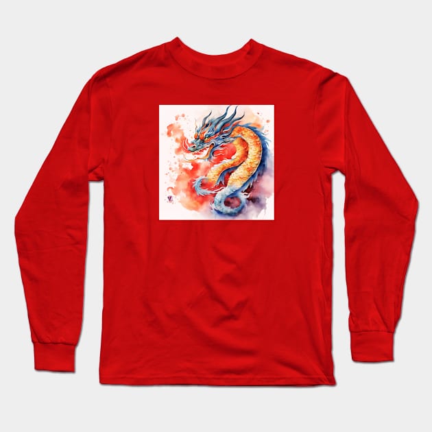 Dragon's Fire Long Sleeve T-Shirt by Viper Unconvetional Concept